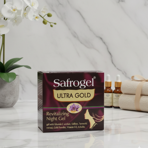 Safrogel Ultra Gold – Revitalizing Night Gel for Glowing, Youthful Skin