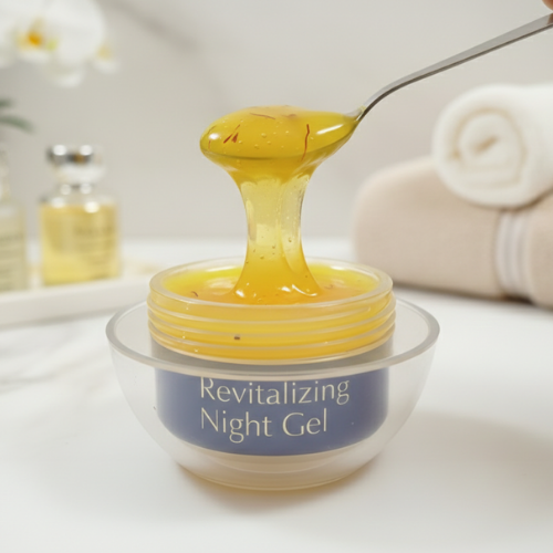 Safrogel Ultra Gold – Revitalizing Night Gel for Glowing, Youthful Skin
