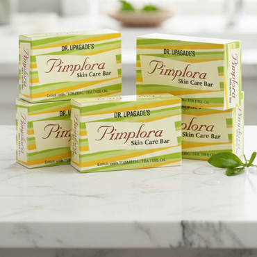 Pimplora Soap | Herbal Skin Care Soap | Anti-Pimple & Glow Soap for Men & Women ( Pack Of 4 )