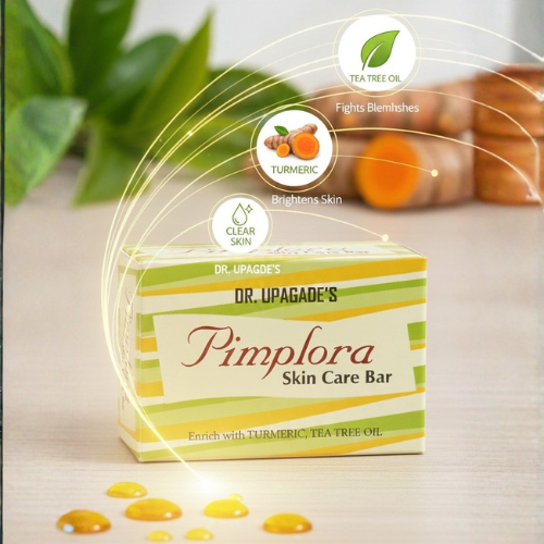 Pimplora Soap | Herbal Skin Care Soap | Anti-Pimple & Glow Soap for Men & Women ( Pack Of 4 )